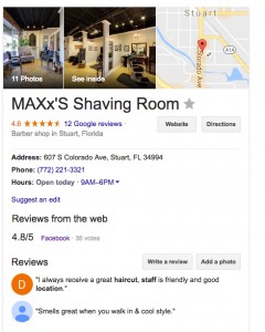 Barber Shop Website Design Maxxs Shaving Room