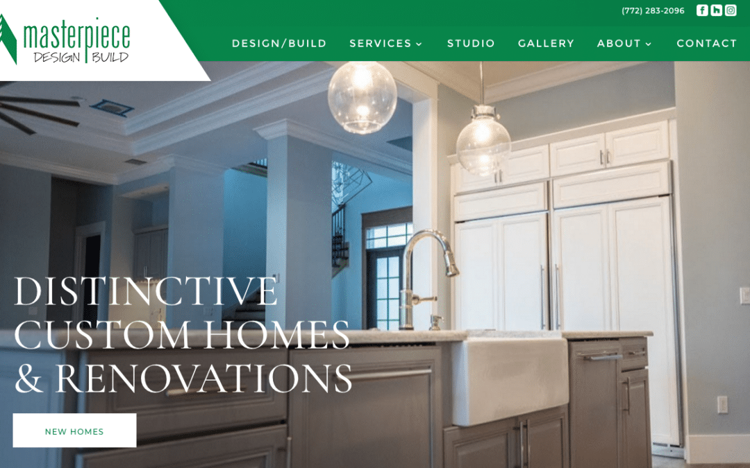 client website launch masterpiece builders by tovo