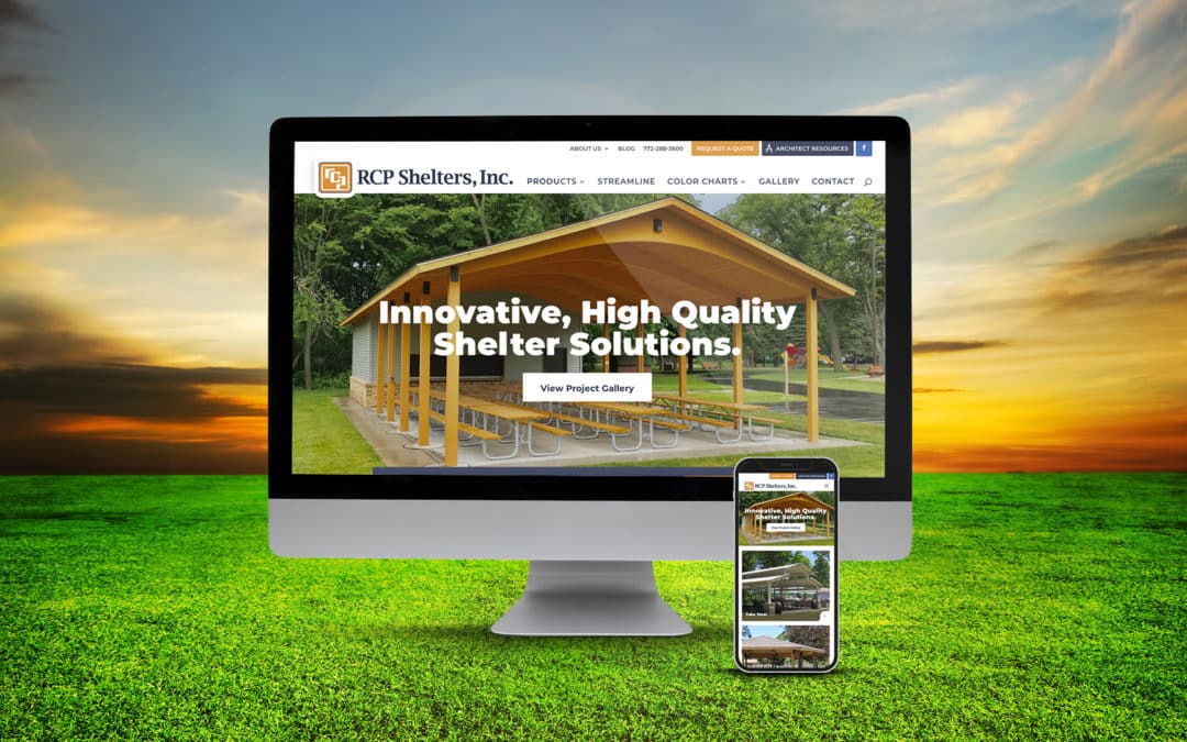 project highlight- new website design for RCP shelters